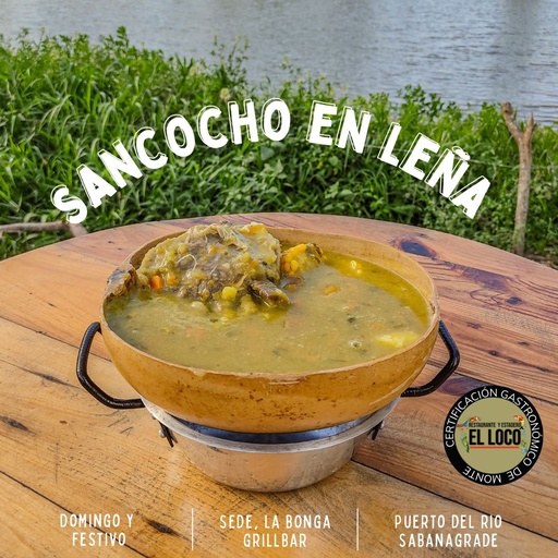 Sancocho en Leña